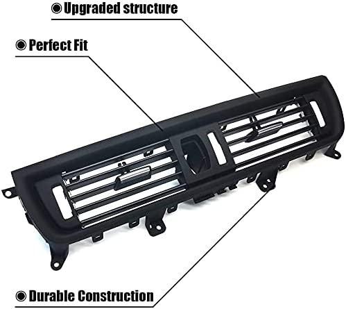 USTAR Front Dash Center Air Vent Grille Cover for BMW 5 Series F10 F18 520 523 525 528 530 535 550 2010-2016 64229166885